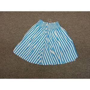 NEW WOVENPLAY girl's striped skirt in blue and white skirt
